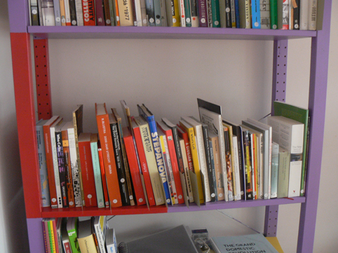 red-bookshelf